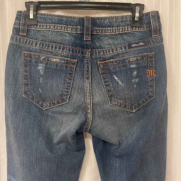 MissMe - Boyfriend Ankle - Distressed Jeans - Size 24 - Picture 7 of 10